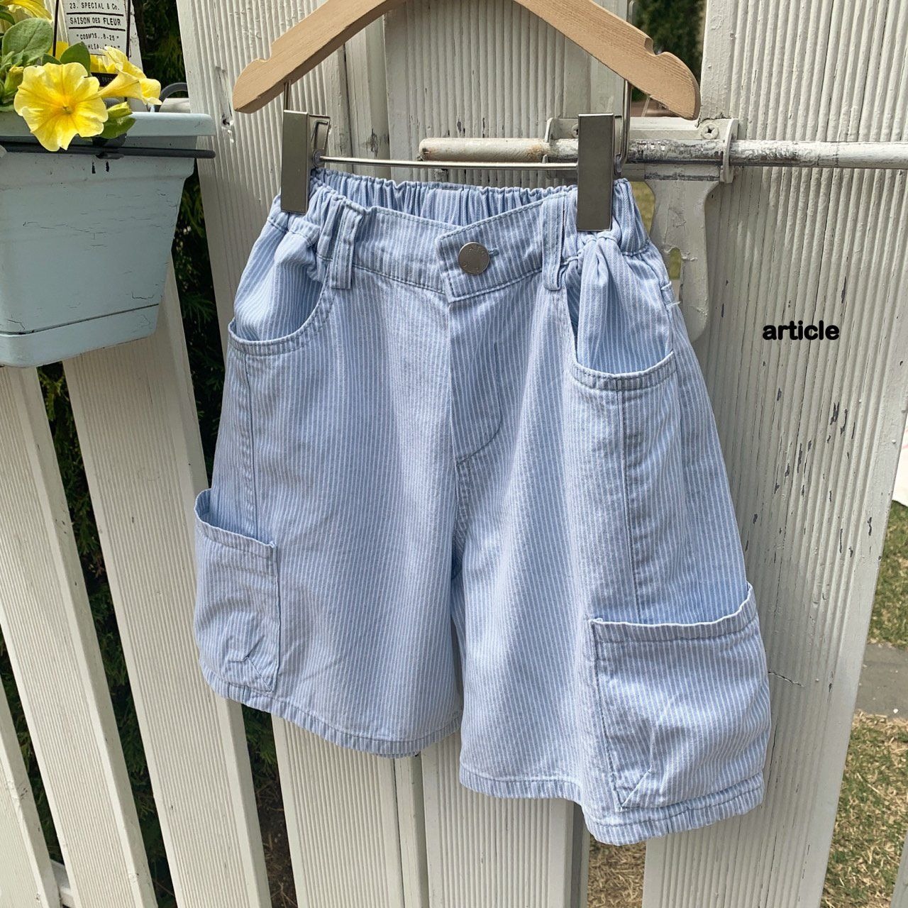 [article] ST Cargo Bermuda Denim / [아티클] ST카고버뮤다데님