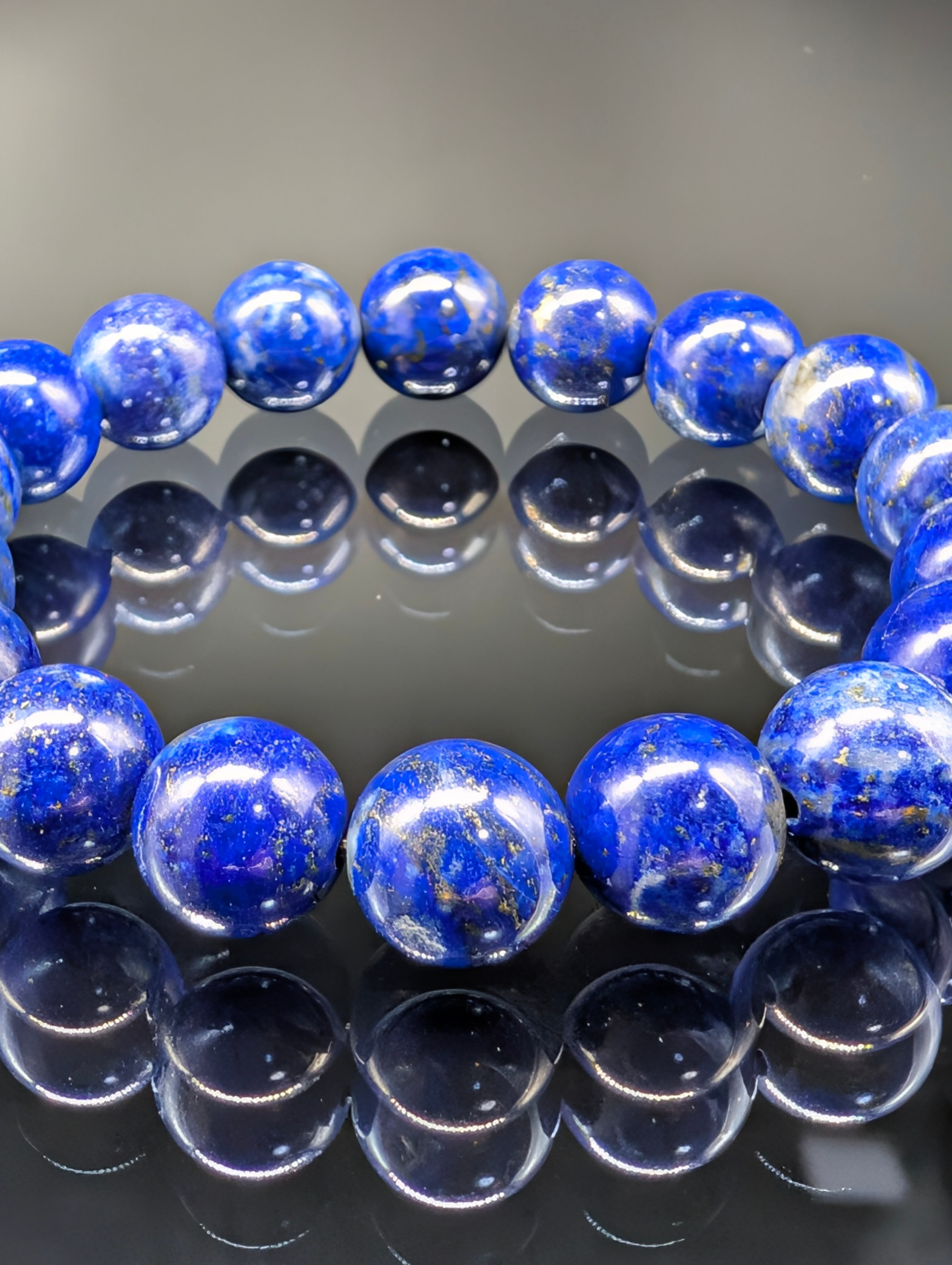 パワーストーン】ラピスラズリ 10mm・ブレスレット 【高品質・幸運を
