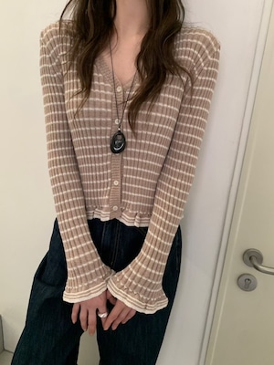 (予約)poster / Dessert Linen Cardigan / 3color