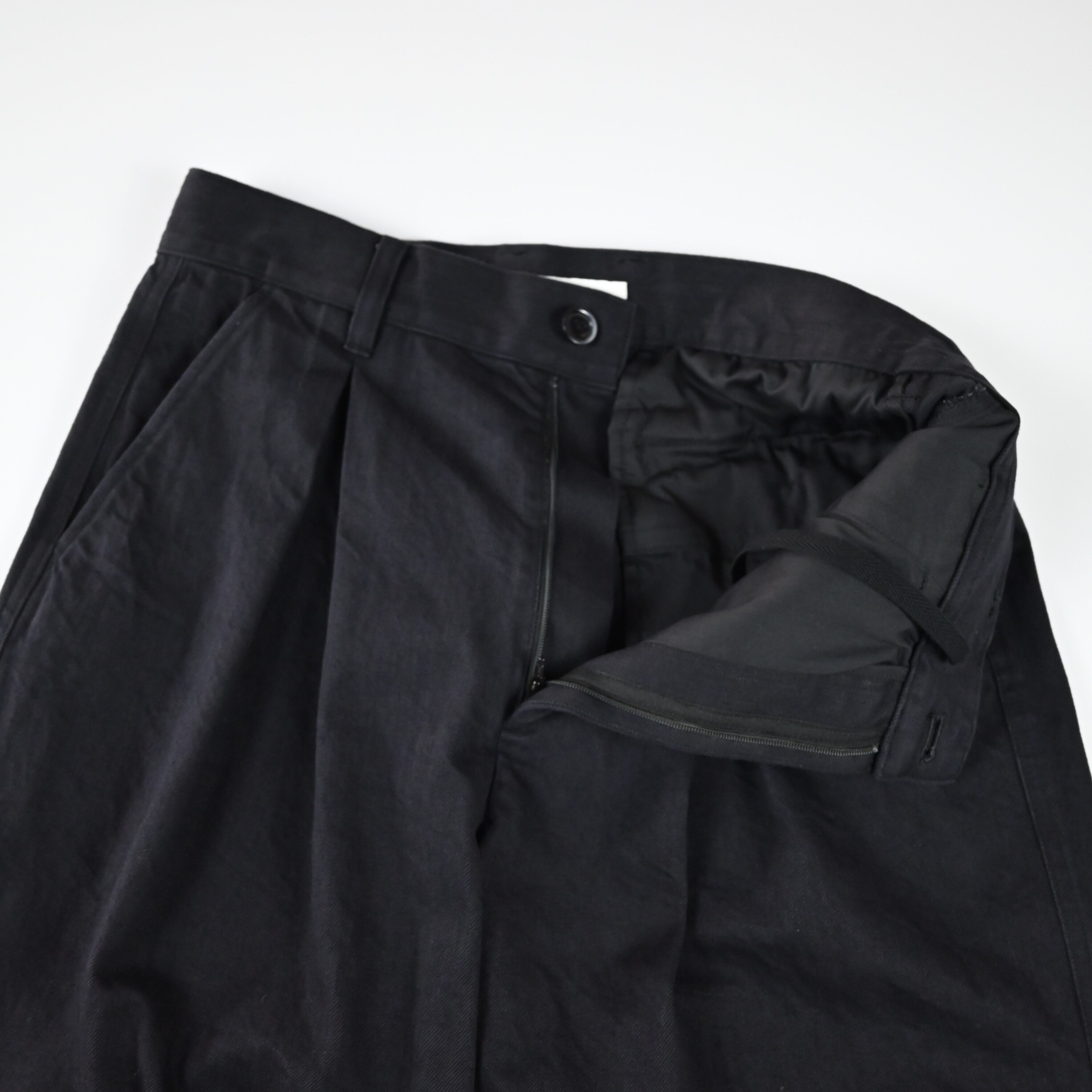 SAYATOMO / 2-Tack Cutoff Wide Denim Pants | GANKO