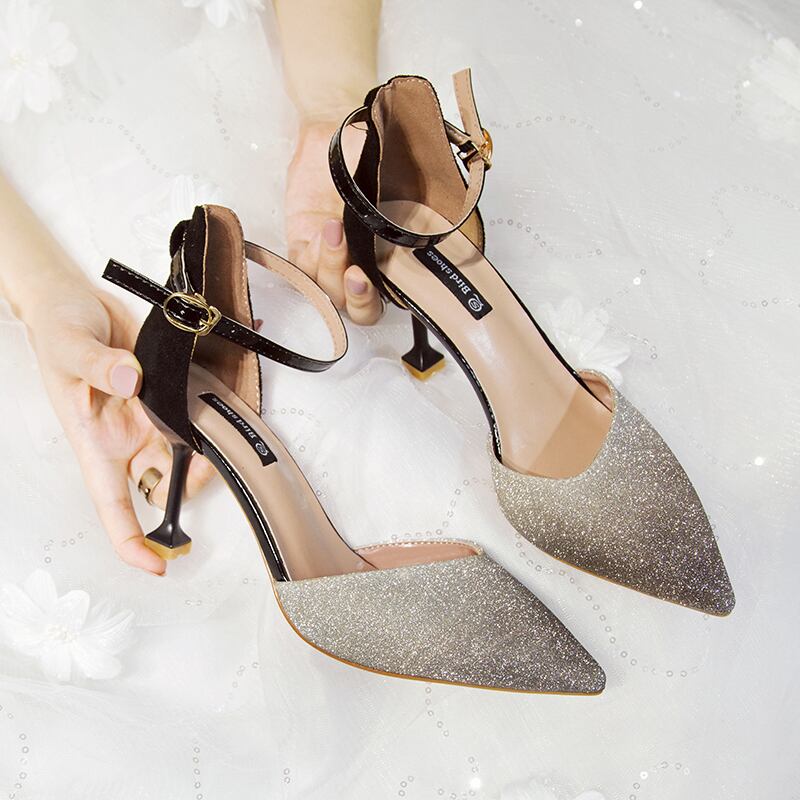 レッドサマーヒール 靴 シューズ ハイヒール 夏物 部族の婦人靴6019435