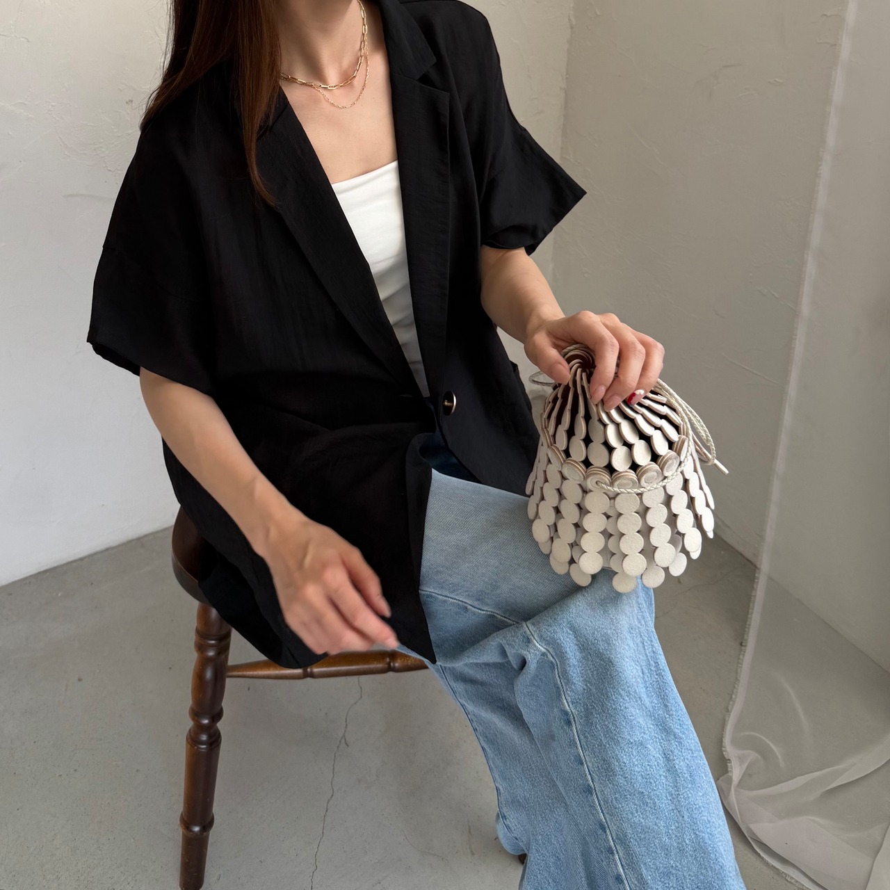 ハーフスリーブジャケット［50033］