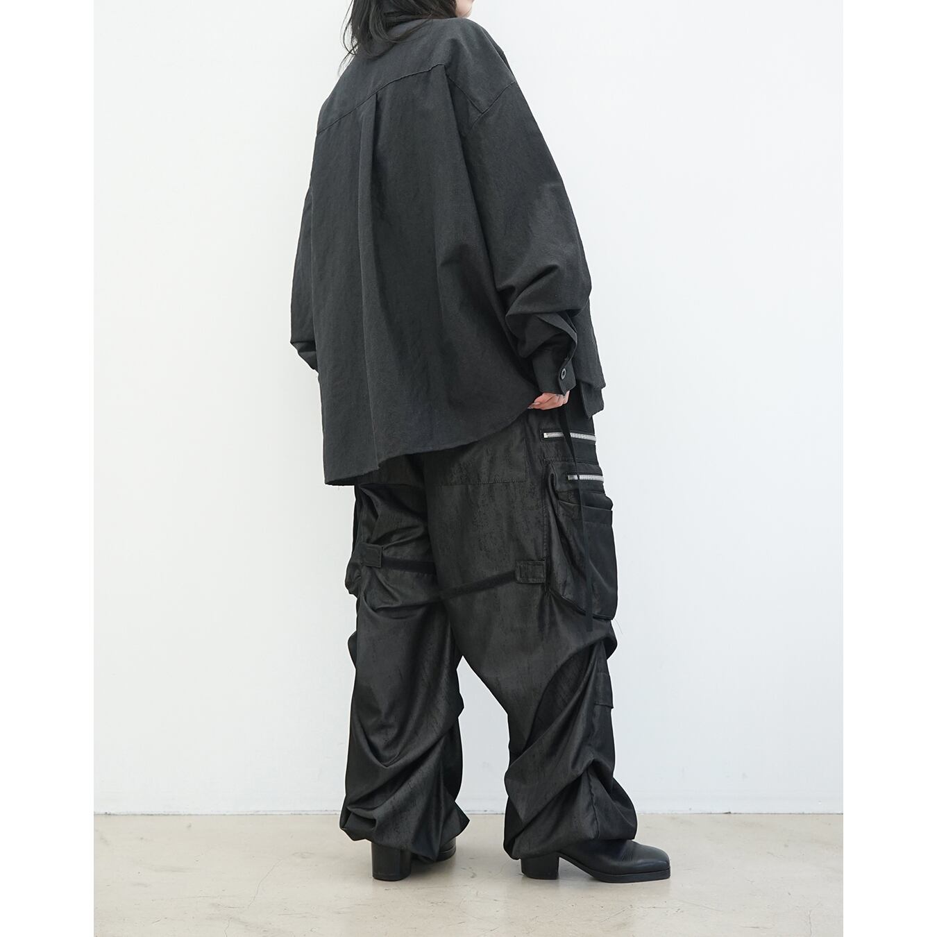 A.F ARTEFACT］（エーエフアーティファク ト) A.F ARTEFACT] (エーエフアーティファクト) ag-13055 WIDE SHORT SHIRT
