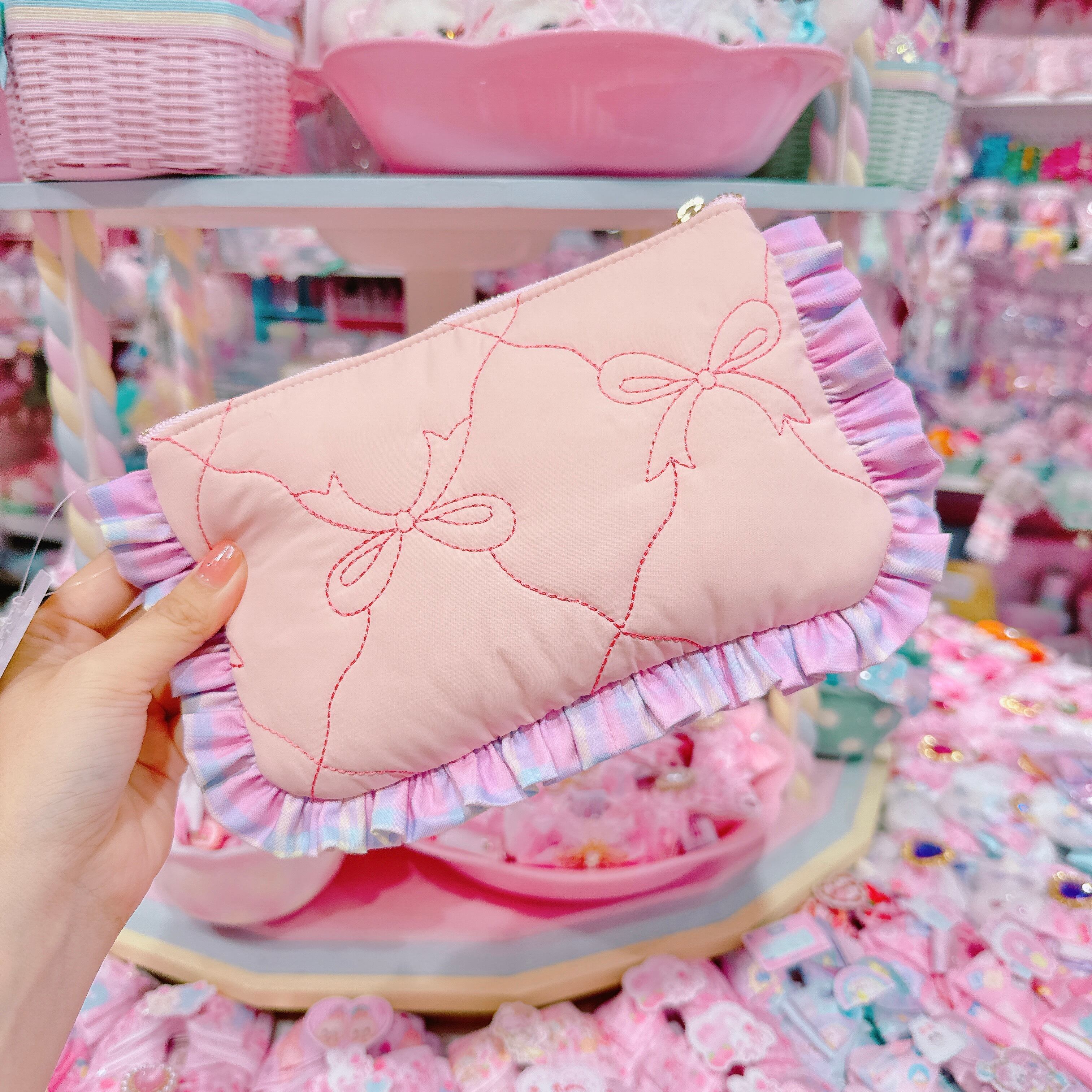 【N9】17-12シャカシャカフリルBIGポーチ