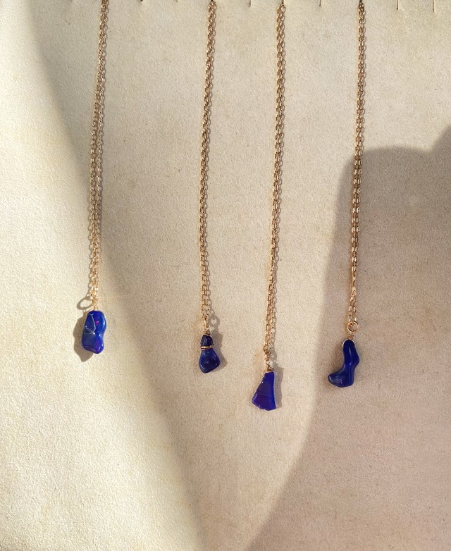 Purple opal necklace