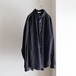 STILL BY HAND “ Garment-dye Over Shirt ( Black navy )”