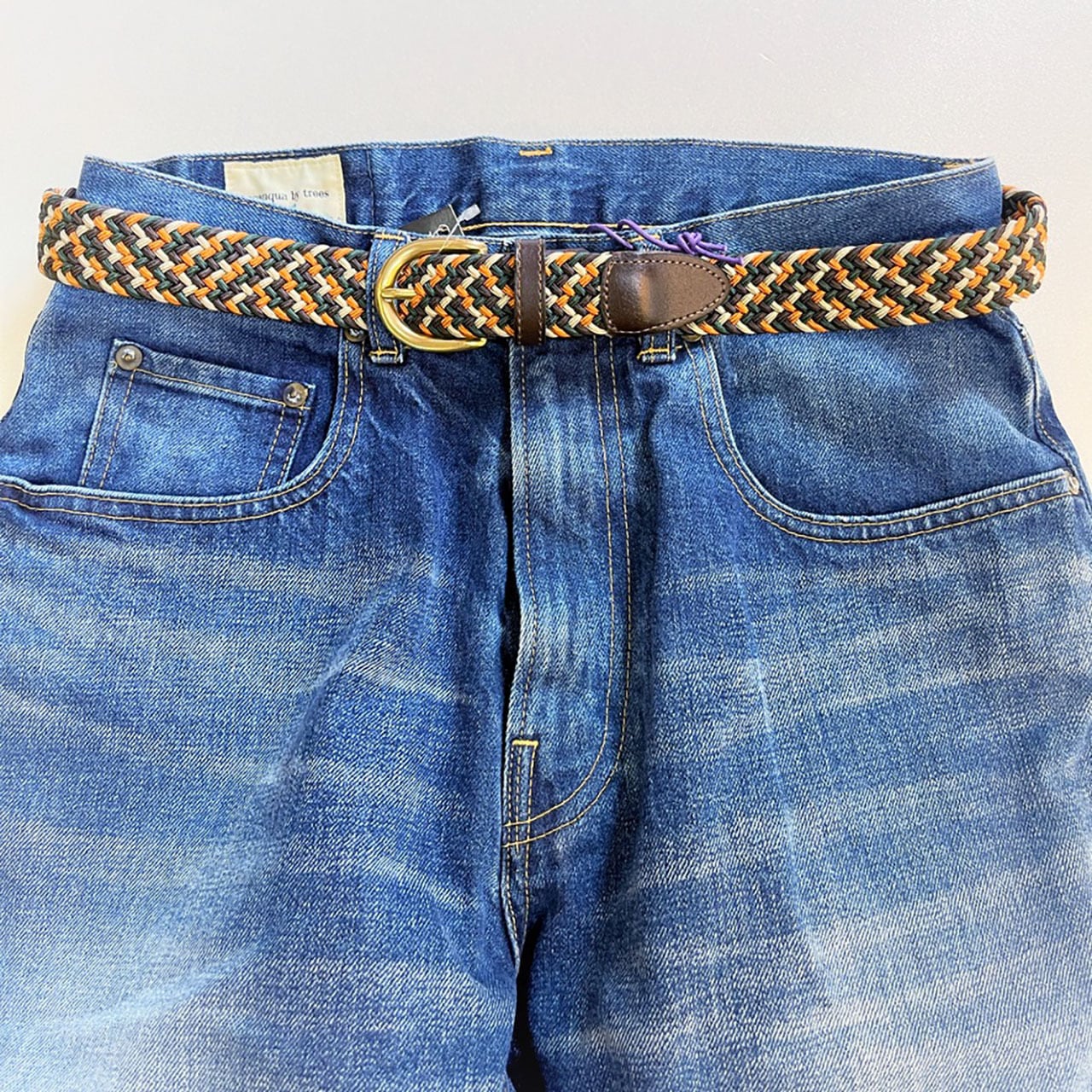 PITTI PELLE ピッティペッレ ゴムメッシュベルト ユニセックスベルト