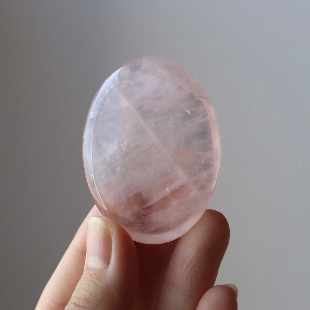 Ruby様 高品質 グリーン桜瑪瑙 ハート 握り石 レッドピンク系 ピンク