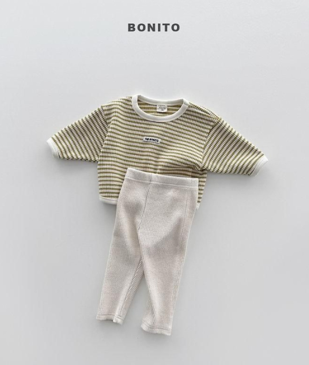 【取寄】Bonito（Baby）べべワッフルレギンスセット｜秋服｜韓国子供服｜ 26/AT