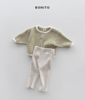 【取寄】Bonito（Baby）べべワッフルレギンスセット｜秋服｜韓国子供服｜ 26/AT