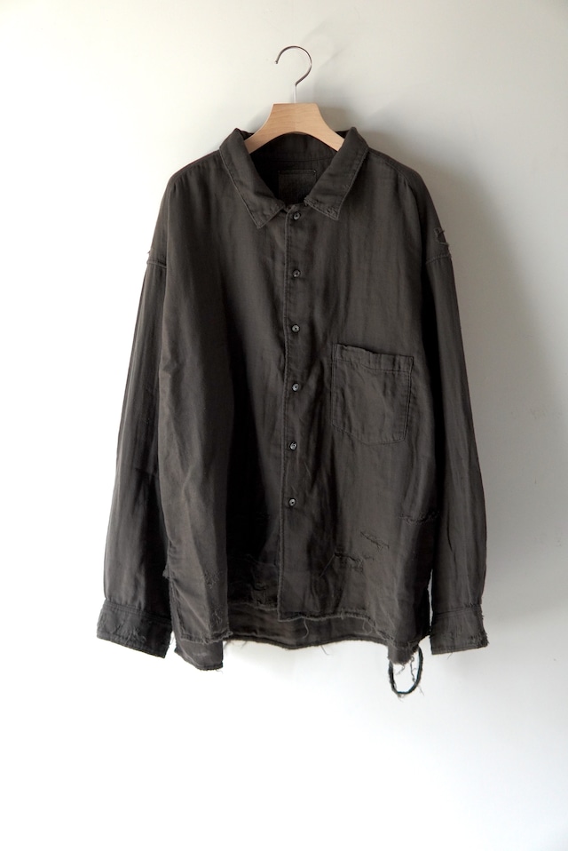 ANCELLM / DOUBLEGAUZE CRASH LS SHIRT /ANC-SH28-B