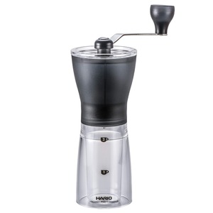 【努力特価】HARIO(ハリオ) コーヒーミル 透明ブラック 手挽き セラミック スリム プレゼント ギフト 贈り物 MSS-1TB