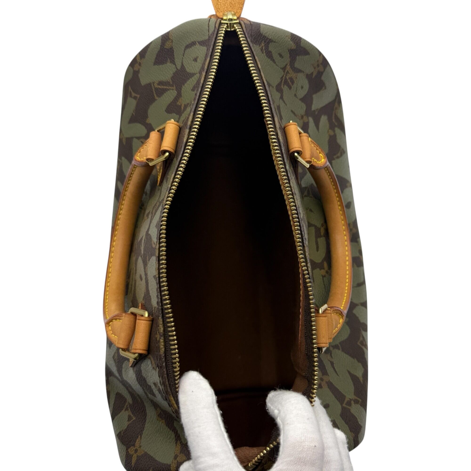 ルイヴィトン スピーディ30 モノグラム ミニボストンバッグ ブラウン C15 LOUIS VUITTON】ルイヴィトン モノグラム グラフィティ スピーディ30