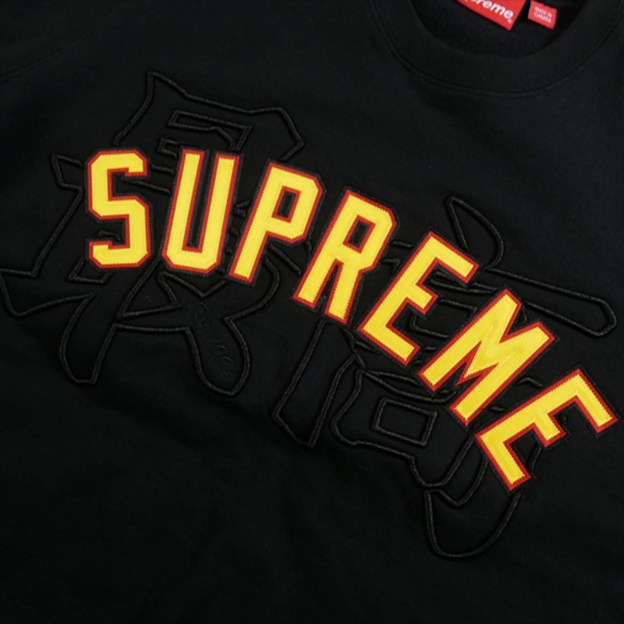 Size【S】 SUPREME シュプリーム 20SS Kanji Logo Crewneck Black 
