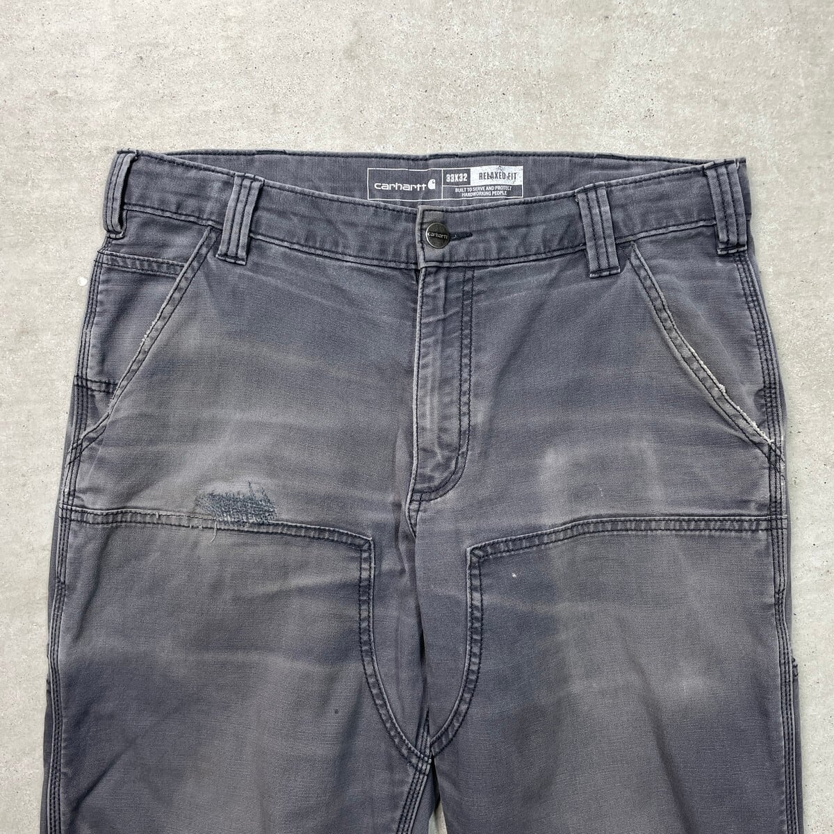Carhartt カーハート ダブルニー ダック ワークパンツ メンズW33 古着