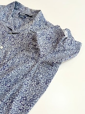 90s Ralph Lauren "CALDWELL" S/S OPEN COLLAR SHIRT Size L