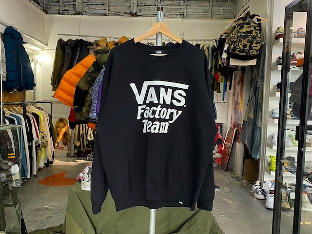 STANDARD CALIFORNIA × VANS 20TH SD LOGO CREWNECK SWEAT BLACK XL 53961