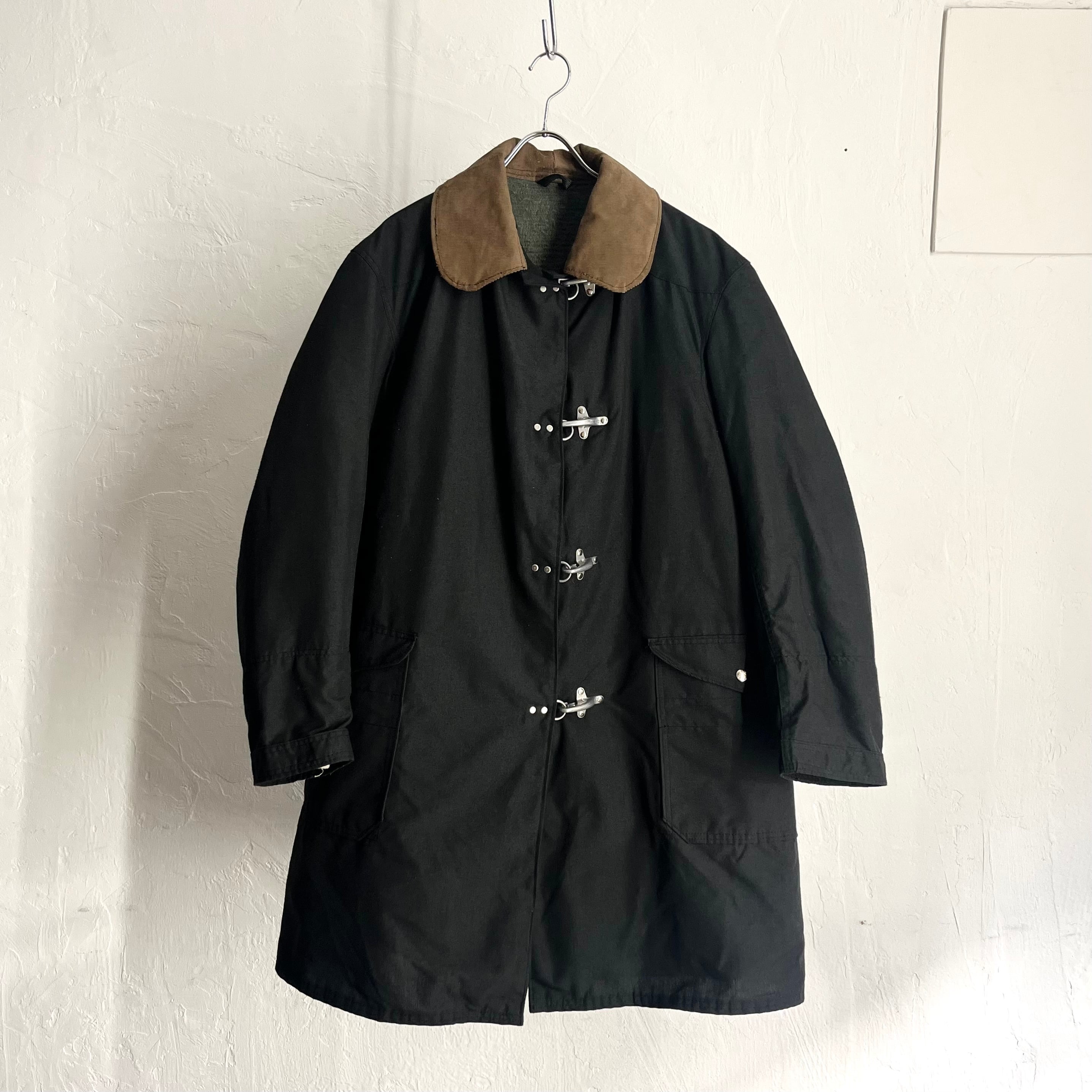 ~80s GLOBE(N.F.P.A)"Flame Resistance" Fireman Coat USA製