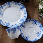 英国シェリー Dainty Blue デインティブルー トリオ thumbnail 8