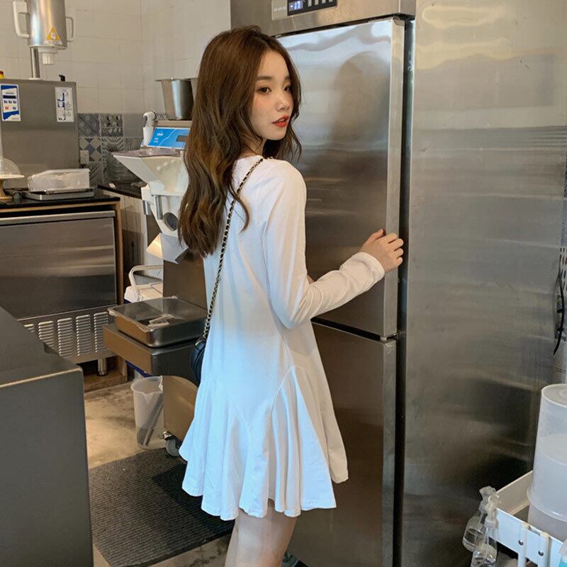 ドレス オータムウィンタースプリングカジュアルウェストショートスカート 春物 秋物 冬物 萌量不足11689231354