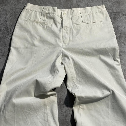 90s スペイン軍 実物 ホワイトサービス セーラーパンツ 50 LARGO w31 詳細写真4