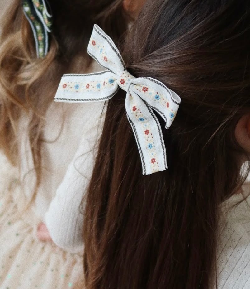 KONGESSOEJD KONGES SLØJD RIBBON BOWIE HAIR CLIP ヘアクリップ