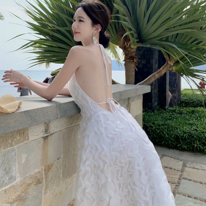 パレスパレス　リネンワンピース リバーシブル】リネンノースリーブワンピース｜BIGI online