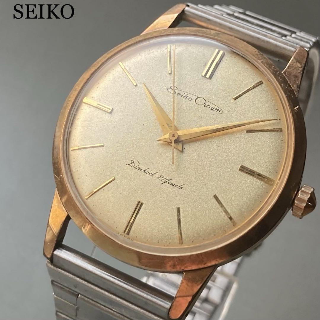 動作良好】セイコー SEIKO マーベル 腕時計 1961年 手巻き メンズ-
