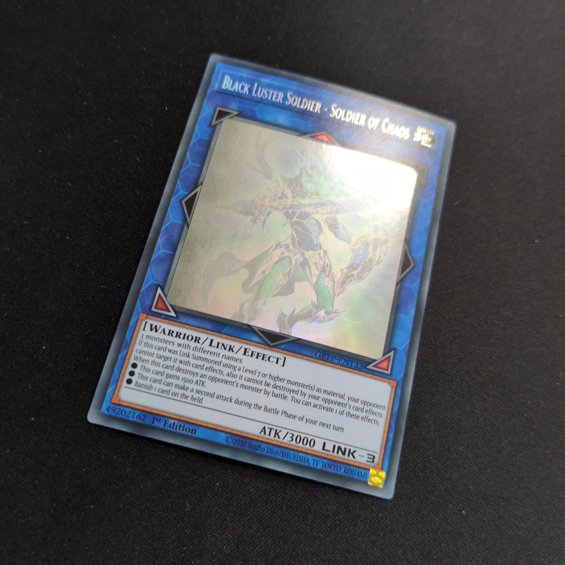 カオス・ソルジャー ホロ 英語版 GFTP-EN132 Black Luster Soldier - Soldier of Chaos