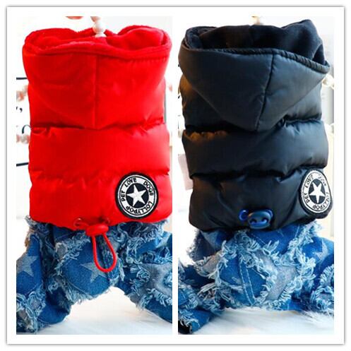 《予約》№2101744 デニムとダウンのロンパース