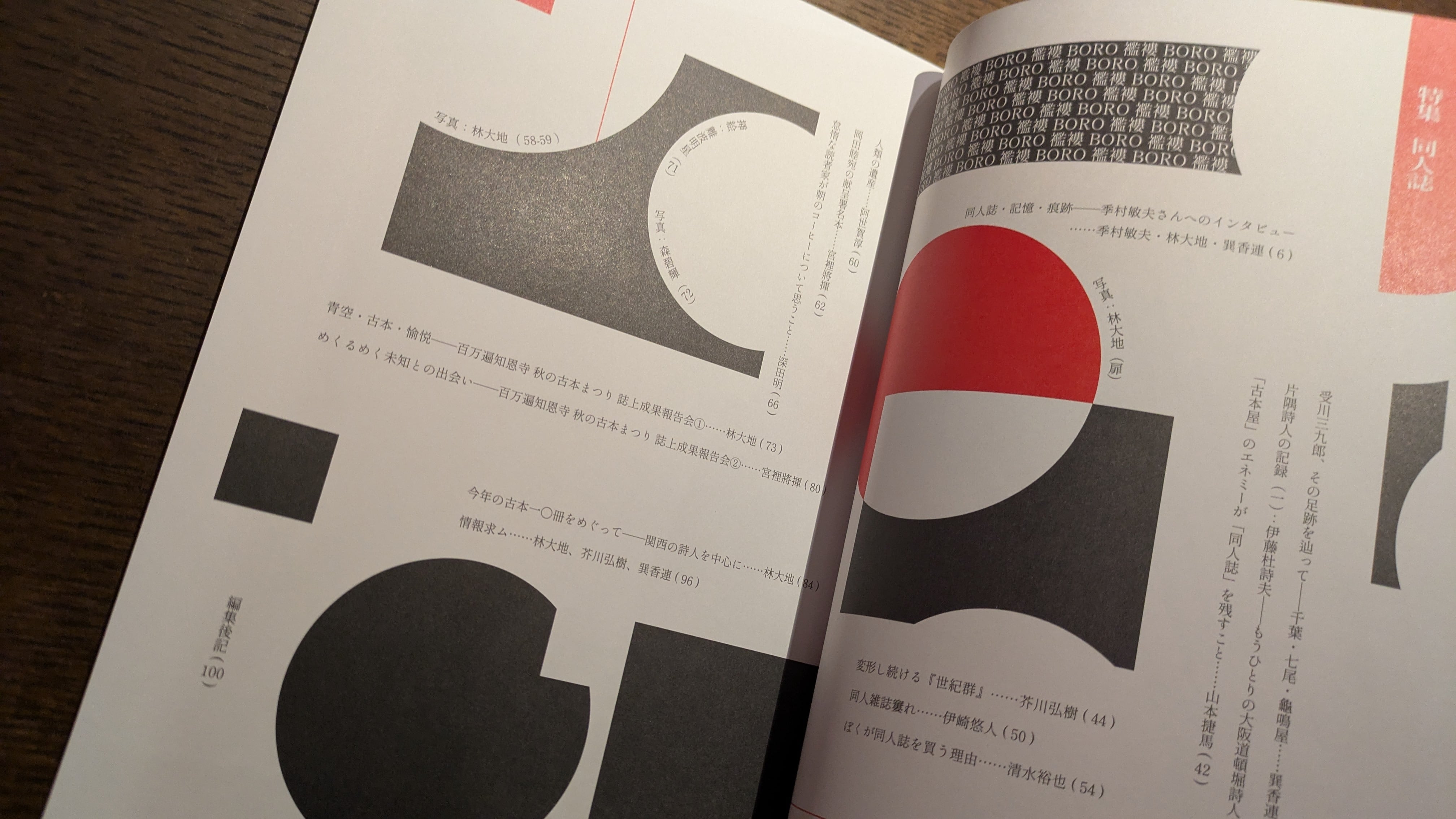 古本同人誌BORO 創刊号」 2026年 林大地/巽香連 | 午睡書架