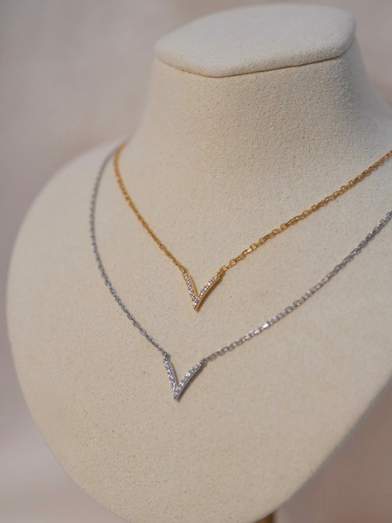 V necklace