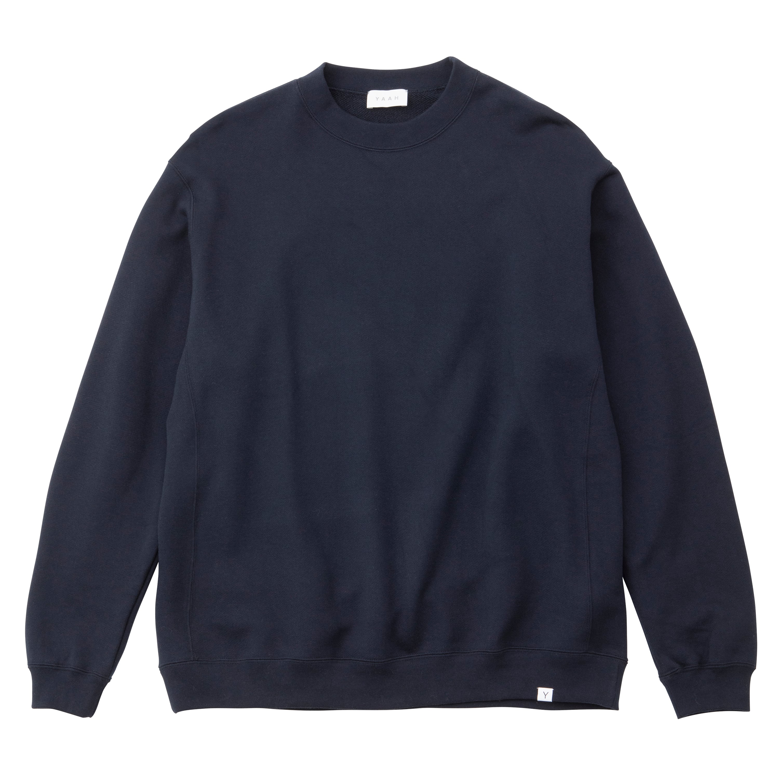 YAAH CREW NECK SWEAT (NAVY) | Y A A H