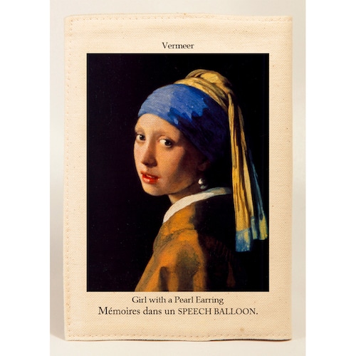 フェルメール（Vermeer）　スピーチバルーンのブックカバー