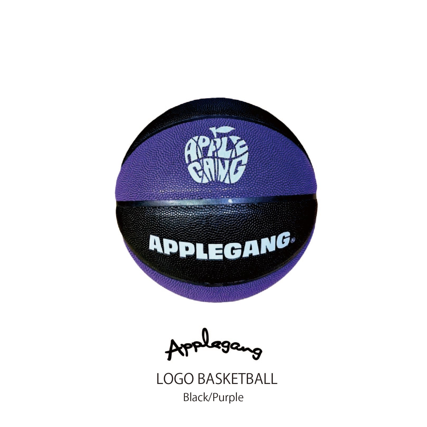 APPLEGANG Logo Basketball ブラック×パープル | APPLEGANG