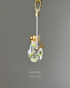 creeping baby's breath drop earring 【数量限定】