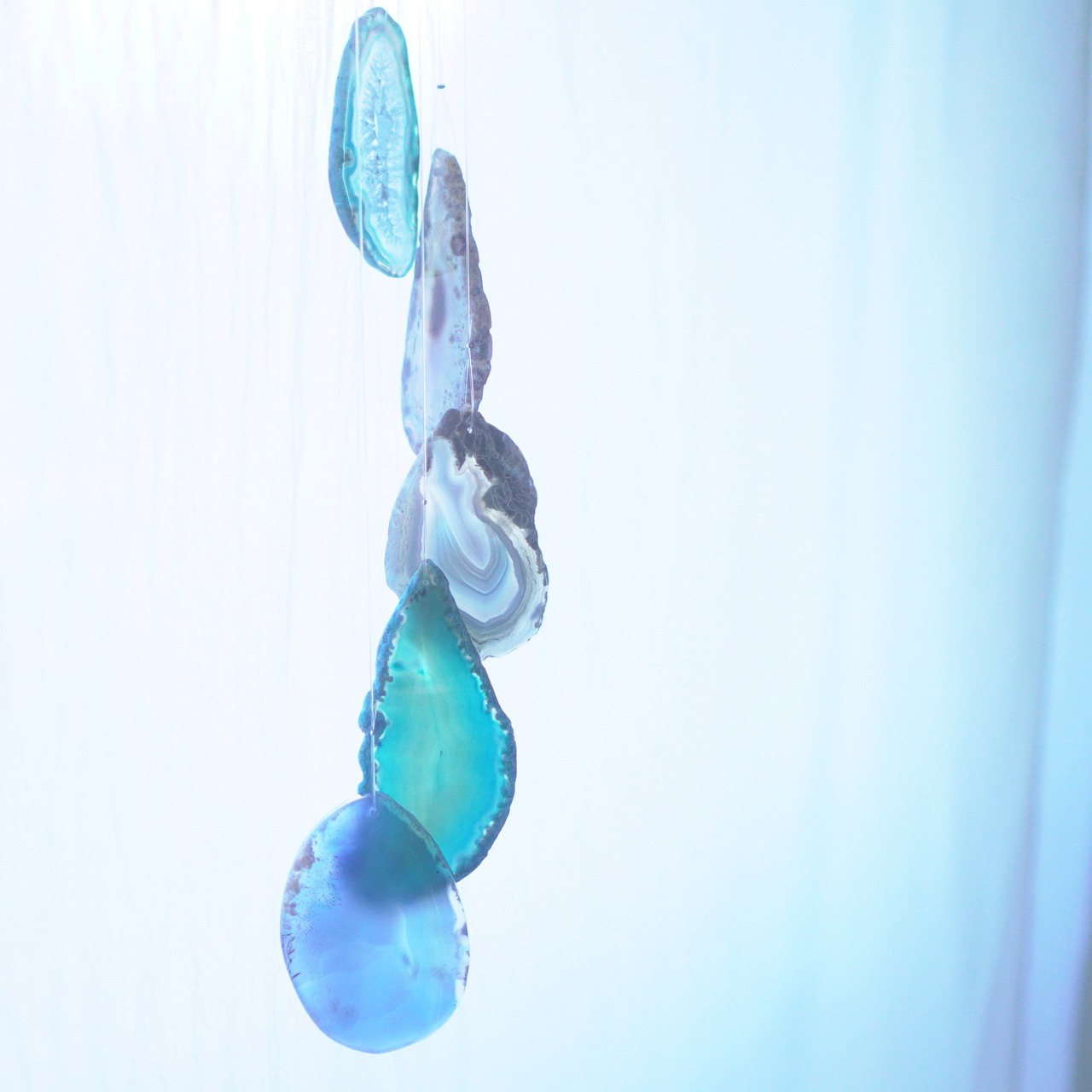 Enceladus - アゲートヒーリングチャイム / Agate Sun Catcher Wind Chime 1019