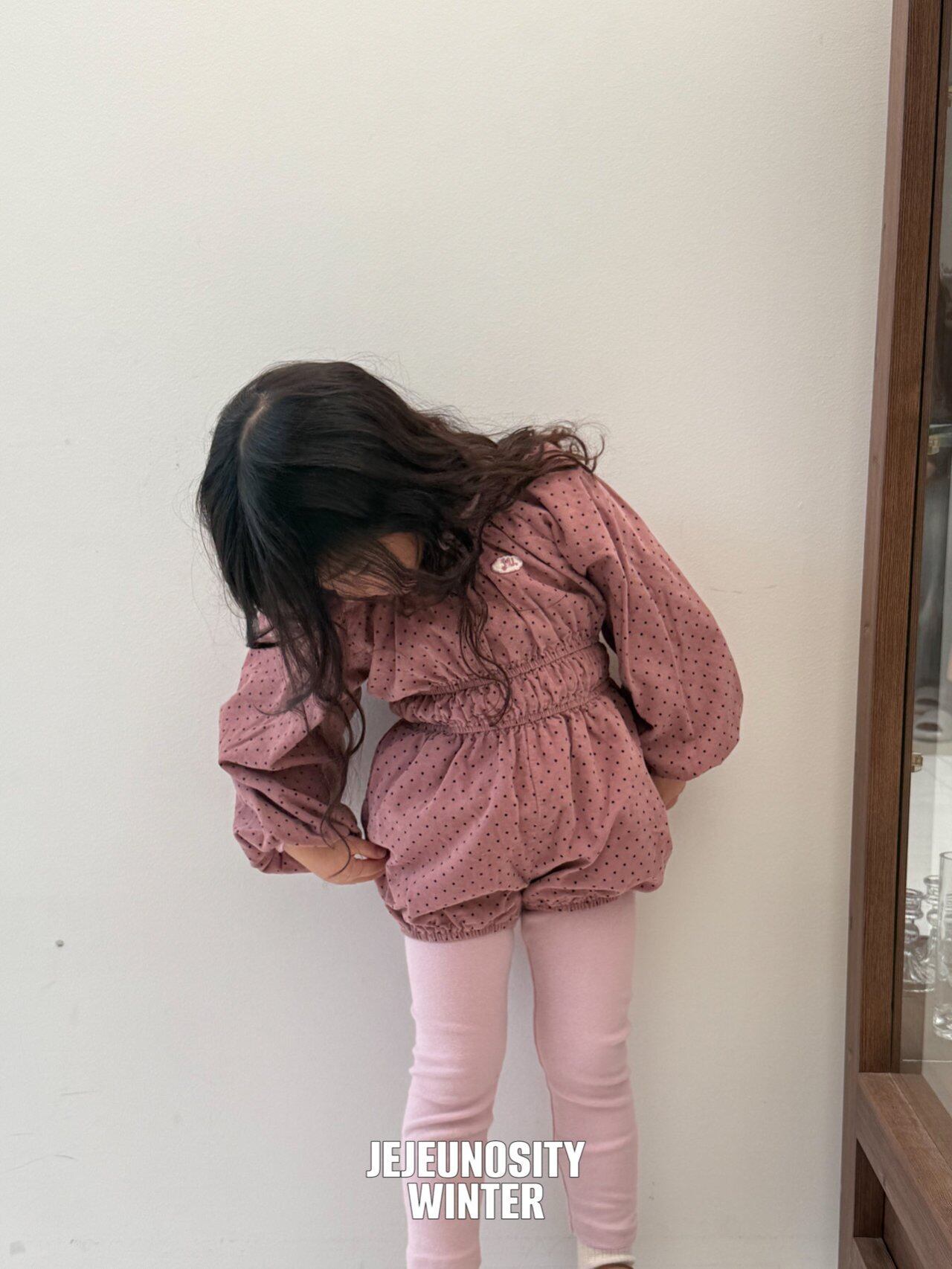予約販売 【JEJEUNOSITY】ロオンワンピーススーツ ピンク 130〜140cm 2025 WINTER 韓国子供服
