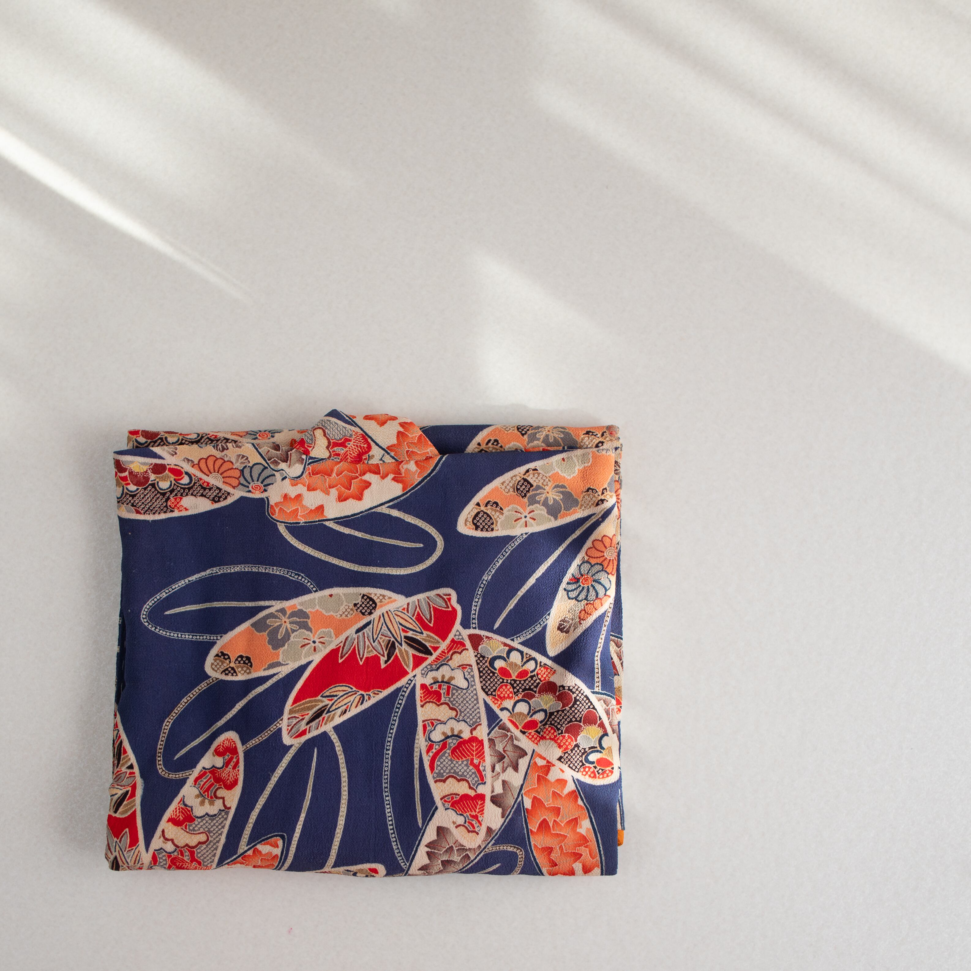 女の子被布style 『紺』/SA3025 (対応身長目安 85㎝~95cm)