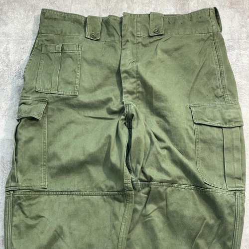 70s オランダ軍 実物 非対称ポケット フィールドパンツ 7F w40 詳細写真2