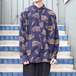 USA VINTAGE WOOL RICH BEAR PATTERNED LONG SLEEVE SHIRT/アメリカ古着くま柄長袖シャツ