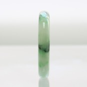 【内径 約54mm】 Point Marble Komaru 翡翠バングル A貨翡翠 jd_bg1437