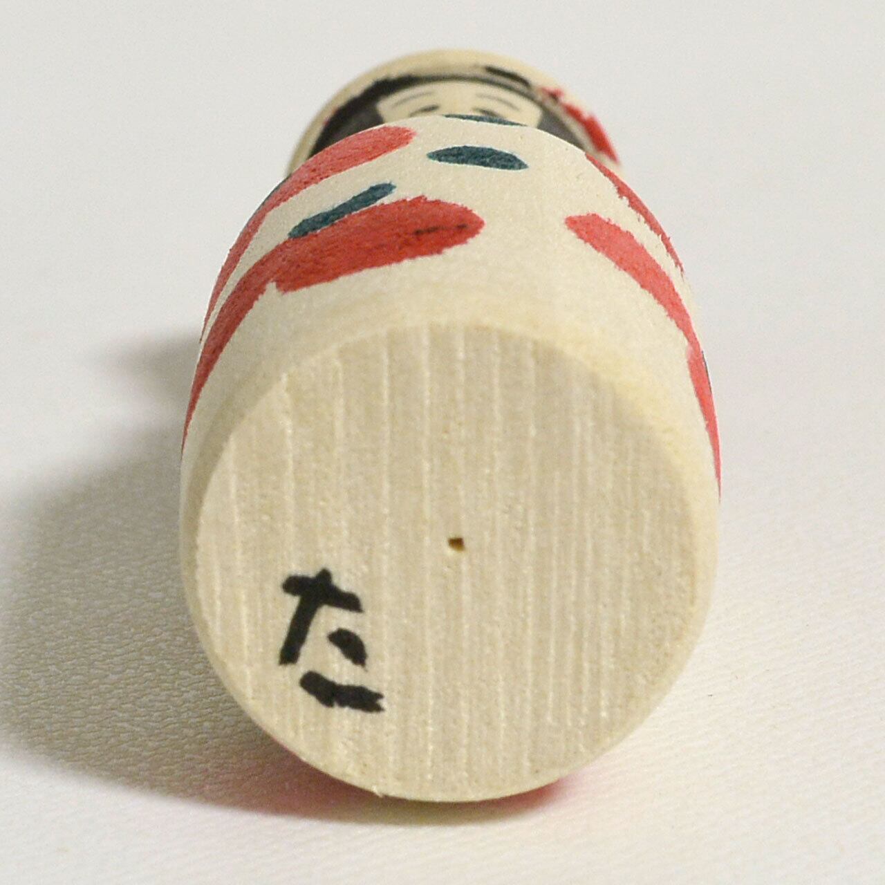 モガこけし 約2寸 約6cm 鈴木敬 工人（作並系）#0369 | コケシア