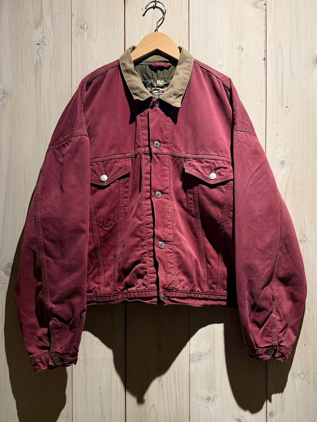 a.k.a.C.a.k.a vintage】80's “Euro Levi's” Red Color Vintage
