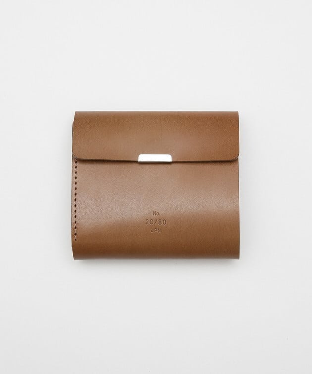 20/80 / TOCHIGI LEATHER FOLDED WALLET WITH FLAP | castlerock