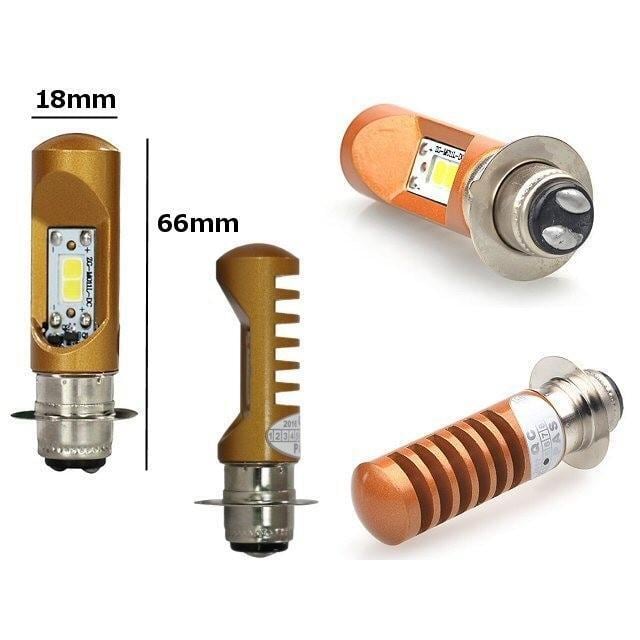 12v 原付 小型 バイク 用 直流 交流 AC DC 兼用 LED PH7 P15D ヘッド