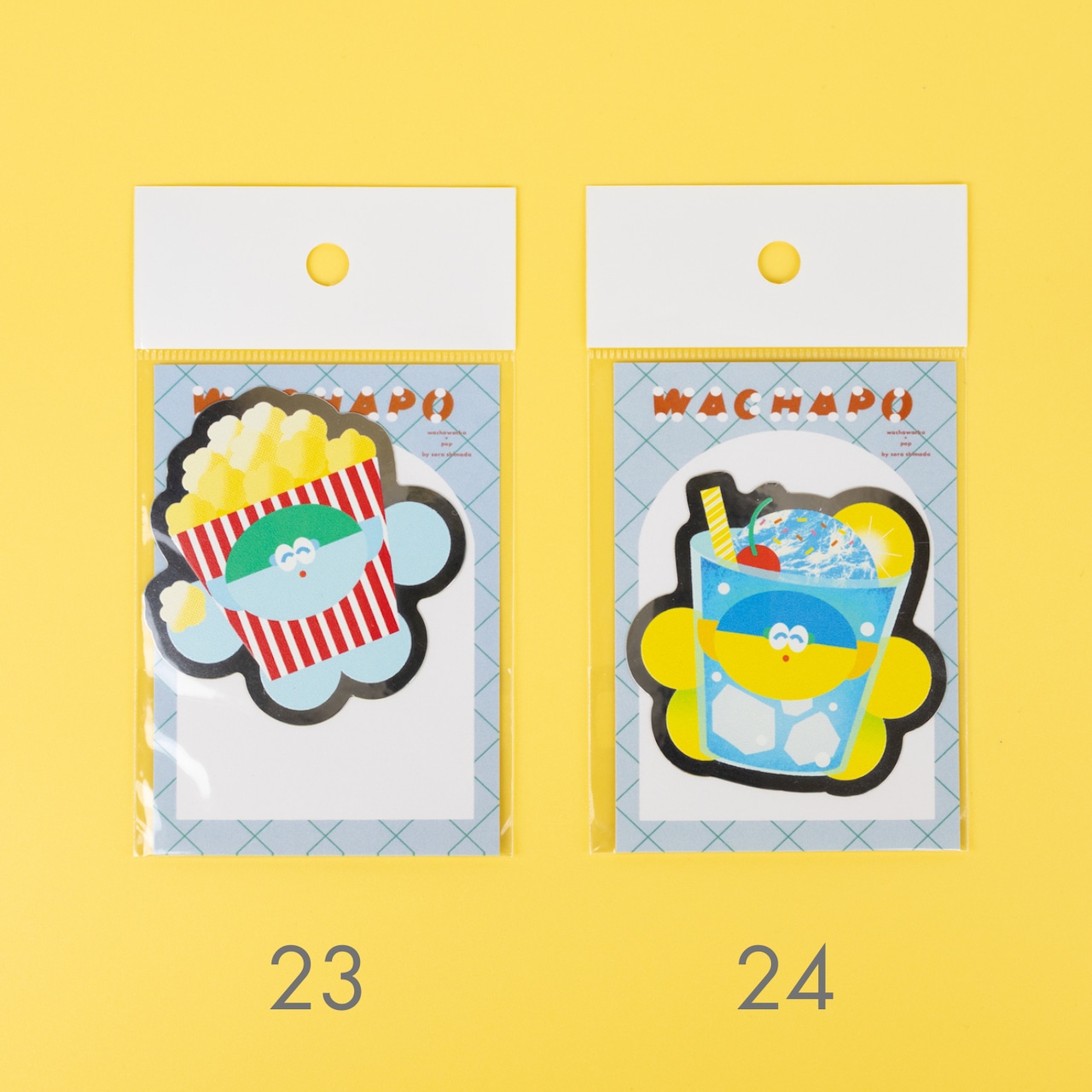 < WACHAPO > キャラクターステッカー