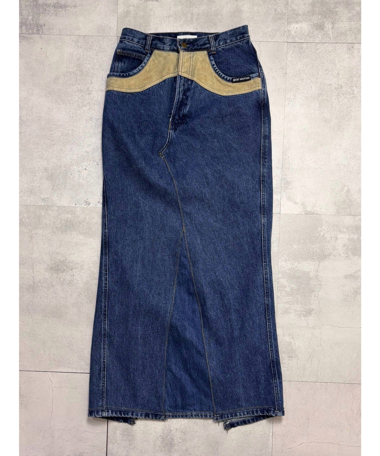 MADE IN MEXICO remake denim skirt-4482-1