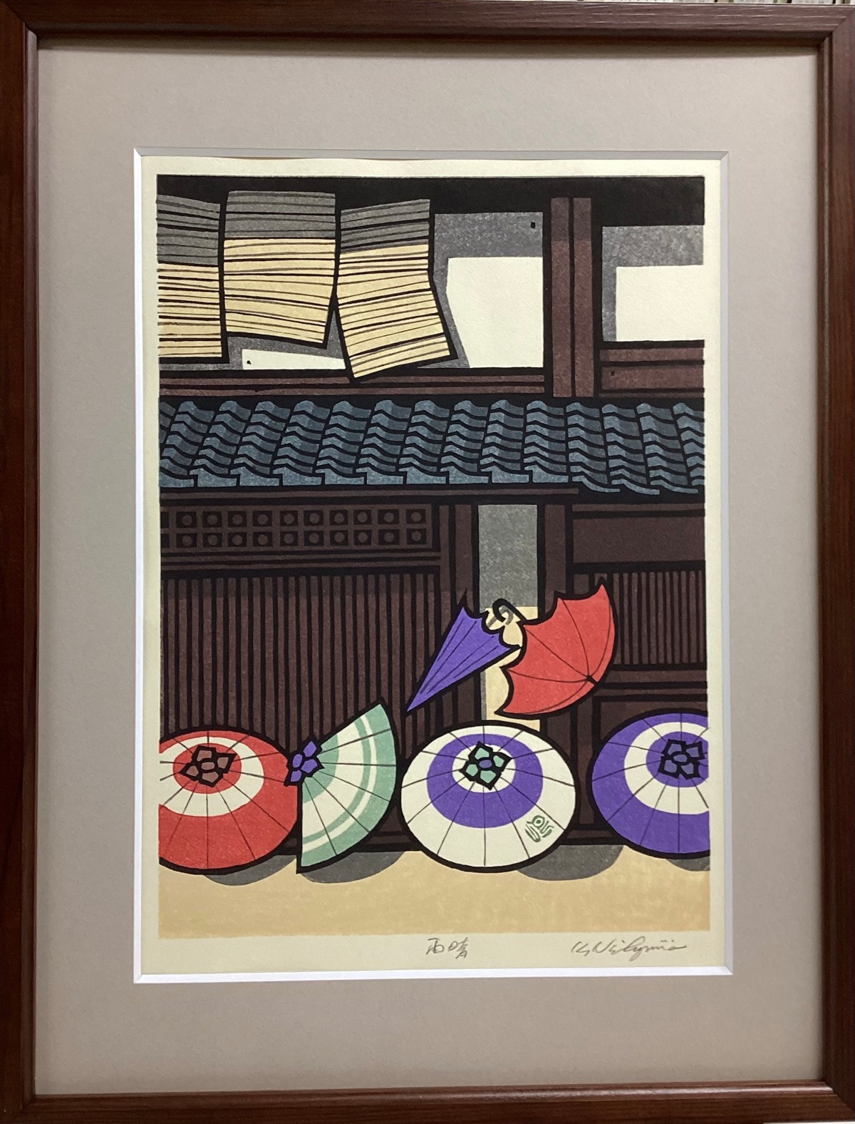 西嶋勝之 雨晴 | アート＆フレームヤマシタ / 額縁、絵画、アートの事 