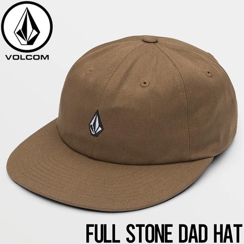 ストラップバックキャップ 帽子 VOLCOM ボルコム ヴォルコム FULL STONE DAD HAT D5512318 日本代理店正規品